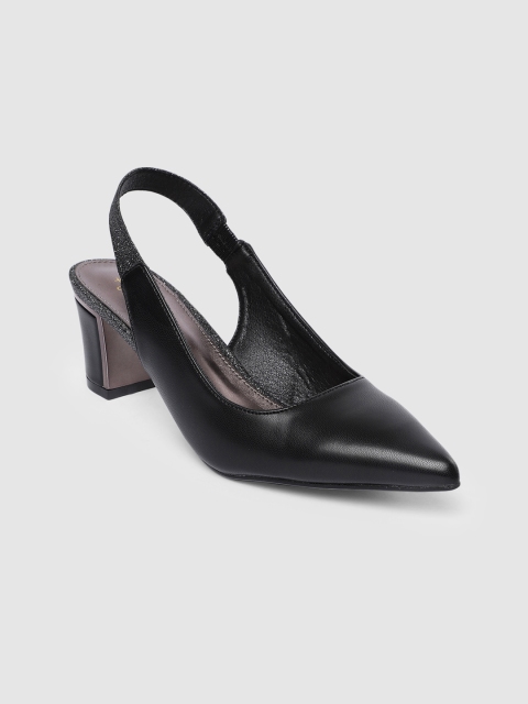 

Tresmode Women Black Solid Pumps