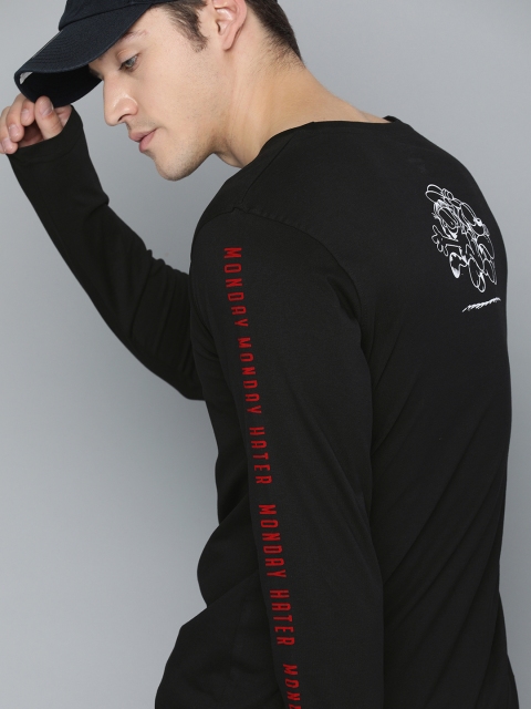 

Dexter by Kook N Keech Men Black Back Printed Round Neck T-shirt