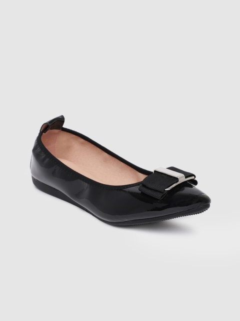 

Tresmode Women Black Solid Ballerinas