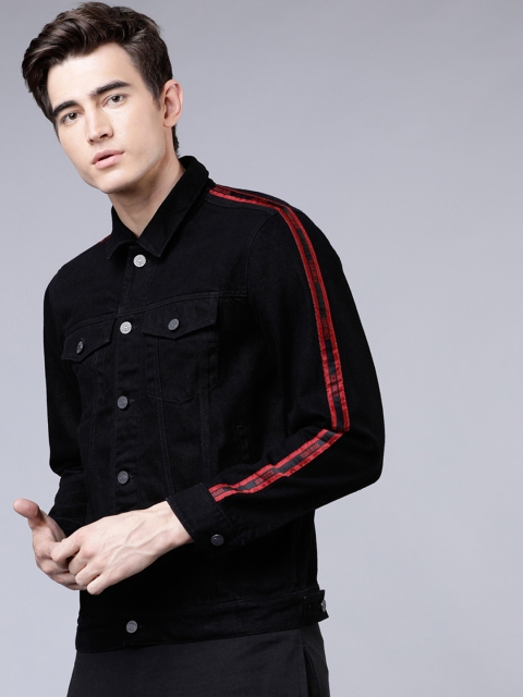 

Ecko Unltd Men Black Solid Denim Jacket