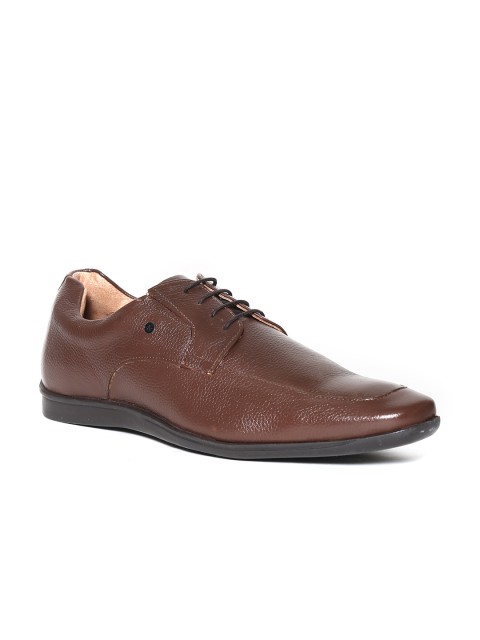 

Arrow Men Brown Solid Leather Formal Derbys