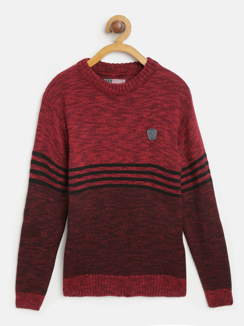 

Duke Boys Maroon & Black Striped Sweater