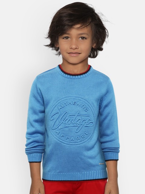 

Duke Boys Blue Self-Design Sweater