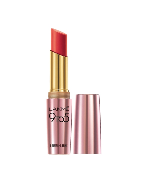 

Lakme 9To5 Primer + Creme Lip Color - CR1 Ruby Result 3.6 g, Red