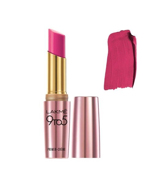 

Lakme 9To5 Primer + Creme Lip Color - Pink Shock CP6 3.6 g