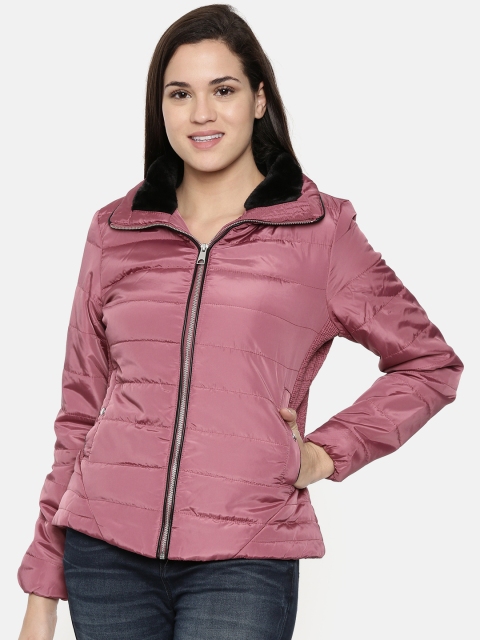 

Vero Moda Women Pink Solid Lightweight Puffer Jacket