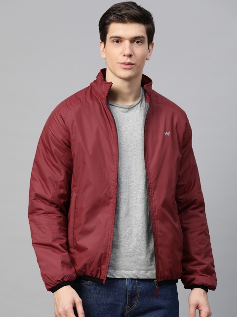 

Wildcraft Men Maroon Solid Padded Jacket