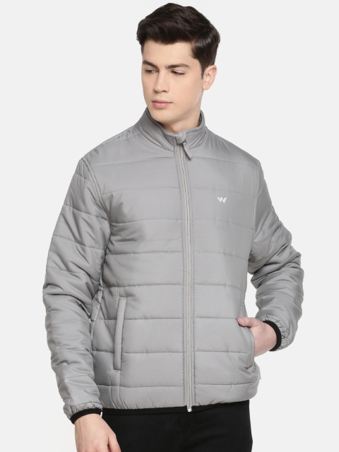 

Wildcraft Men Grey Solid Padded Jacket