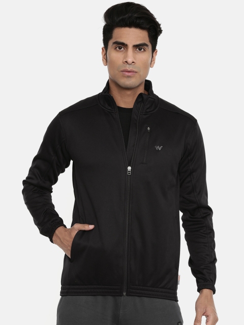 

Wildcraft Men Black Solid Sporty Jacket