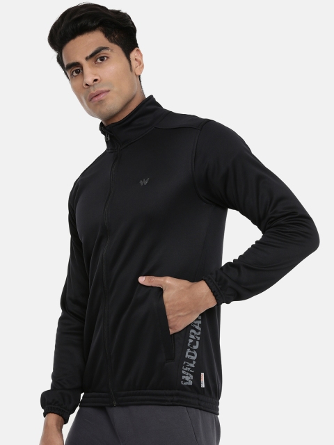 

Wildcraft Men Black Solid Sporty Jacket