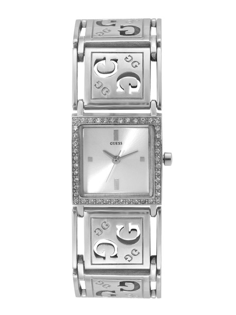 

GUESS Women Silver-Toned Analogue Watch W80007L1