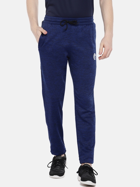 

Omtex Men Blue Solid Slim Fit Rapid Dry Track pants