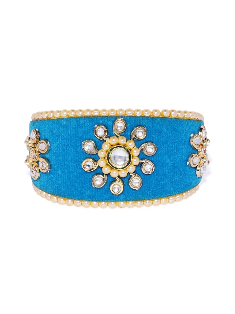 

ASMITTA JEWELLERY Blue & Gold-Plated Bracelet