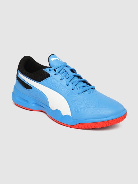 

Puma Kids Blue Tenaz Badminton Shoes