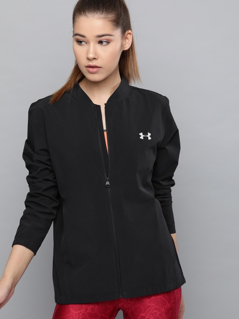 

UNDER ARMOUR Women Black Storm Launch Solid Running Jacket
