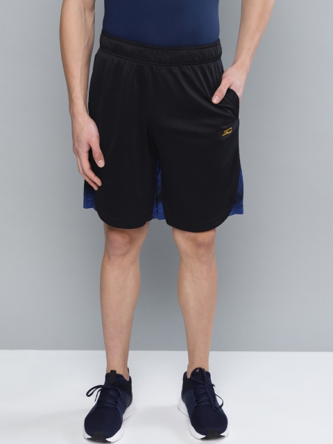 

UNDER ARMOUR Men Black & Blue Curry 10 inch Elevated Printed Back Sports Shorts