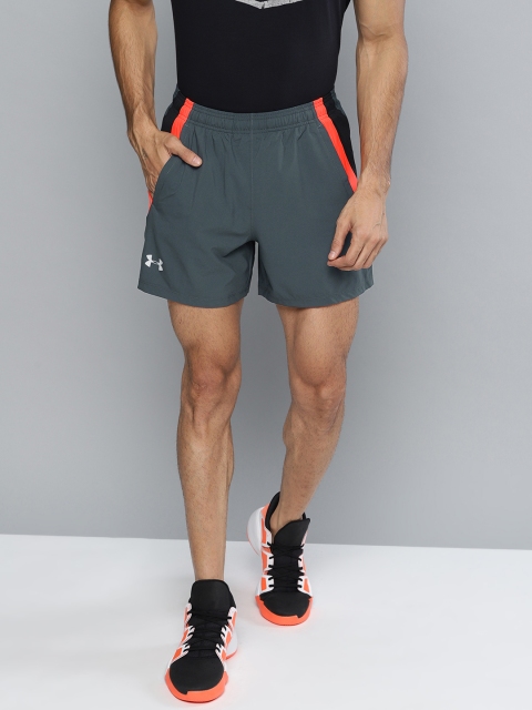 

UNDER ARMOUR Men Charcoal Grey Launch SW5" Shorts