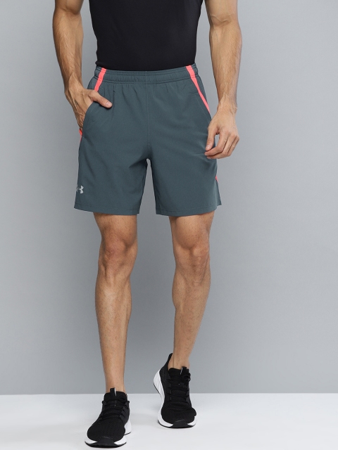 

UNDER ARMOUR Men Charcoal Grey Launch SW7" Shorts