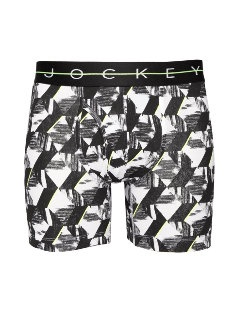 

Jockey Men Black & White Printed Trunks NY03-0105-NYC02