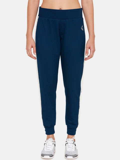 

Zelocity by Zivame Women Blue Solid Slim Fit Joggers
