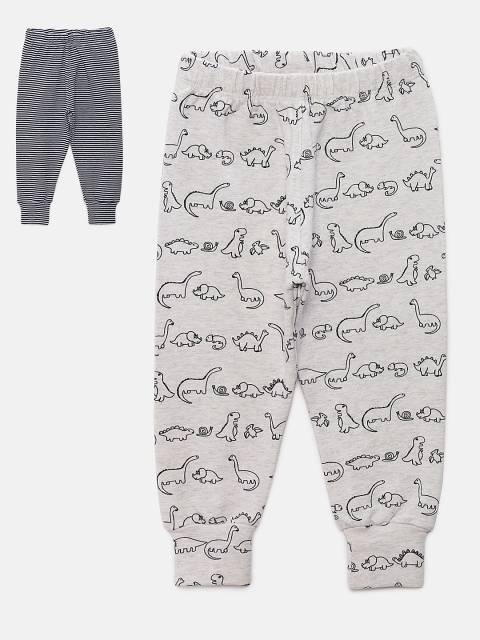 

Kadambaby Kids Pack Of 2 Joggers KPJAW1911, Grey