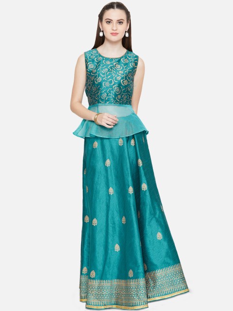 

studio rasa Green Ready to Wear Lehenga with Blouse