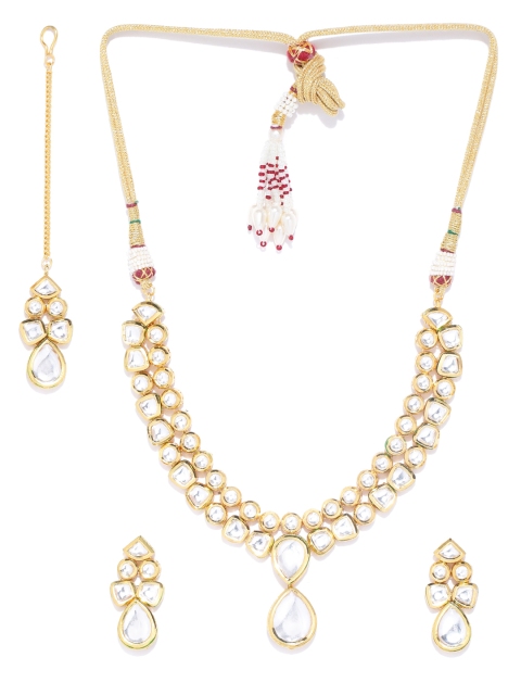 

Melani Borsa Gold-Plated Kundan Studded Handcrafted Jewellery Set