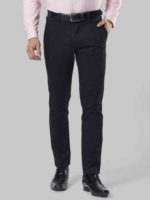 

Next Look Men Black Regular Fit Solid Formal Trousers