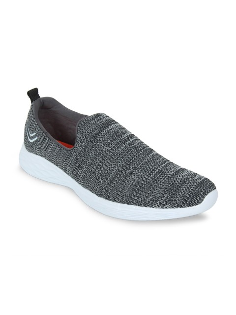 

Yuuki Men Grey Textile Walking Shoes