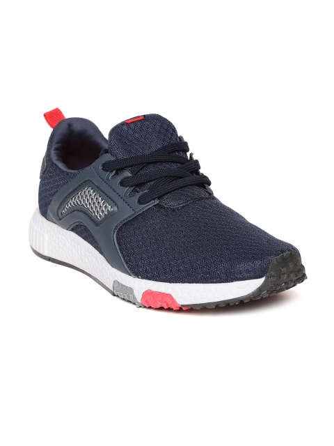 

OFF LIMITS Men Navy Blue Solid Running Shoes