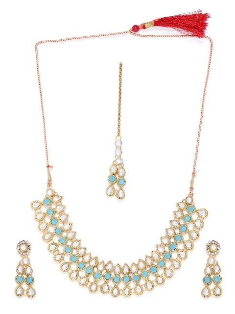 

Spargz Women Gold-Plated Jewellery Set, Blue