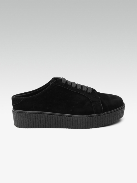 

Street Style Store Women Black Flatforms