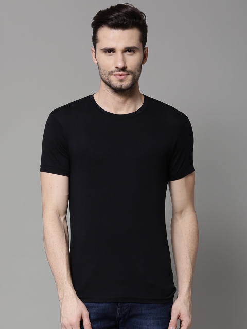 

Marks & Spencer Black Stay Soft Crew Neck T-shirt