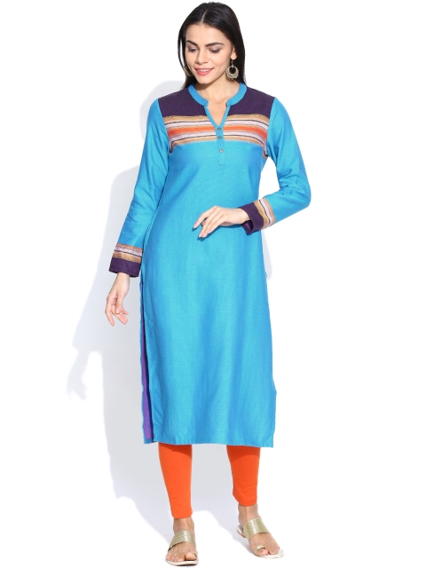 

Aurelia Blue Winter Kurta