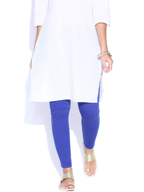 

Aurelia Blue Ankle-Length Leggings