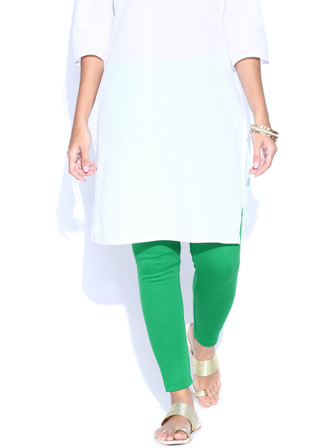 

Aurelia Green Ankle-Length Leggings