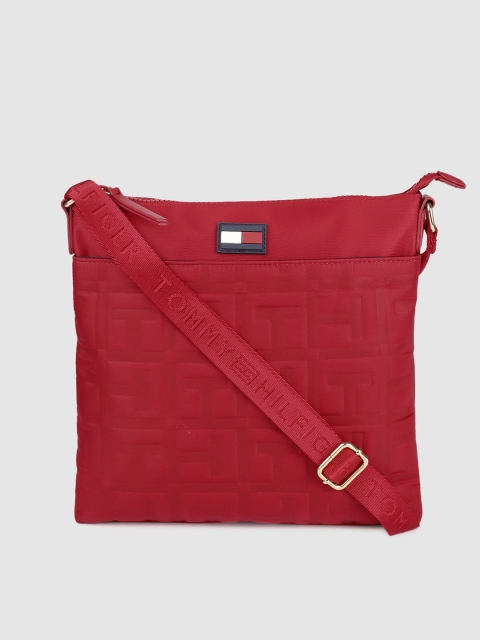 

Tommy Hilfiger Red Solid Sling Bag