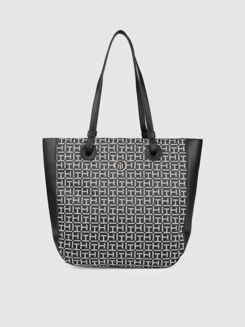 

Tommy Hilfiger Black Printed Shoulder Bag