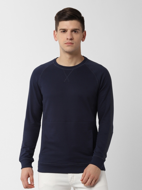 

Peter England Casuals Men Navy Blue Solid Sweatshirt
