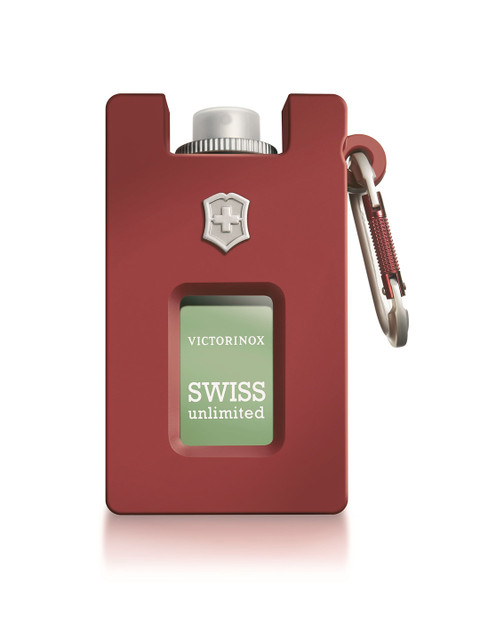 

Swiss Army Men Swiss Unlimited Rubber EDT Refillable Perfumes 75 ml, Red