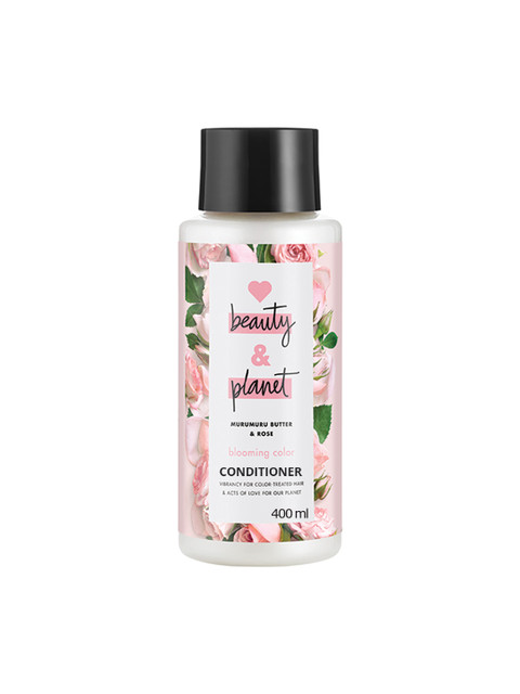 

Love Beauty & Planet Natural Murumuru Butter & Rose Shine Conditioner 400 ml, White
