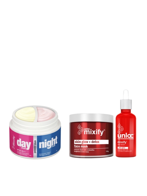 

Mixify Women Pack of 2 Beauty Set, Red