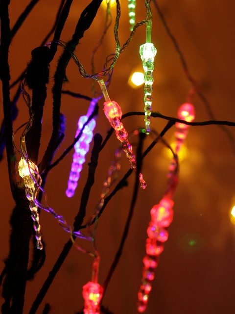 

TAYHAA Set of 3 LED Multicoloured String Lights, Multi