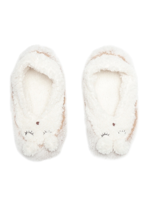 

Marks & Spencer Women Beige Plush Fleece Lined Slipper Socks