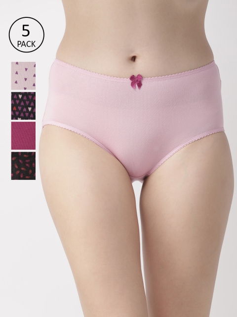 

Marks & Spencer Women Pack of 5 Basic Briefs T614805M, Magenta
