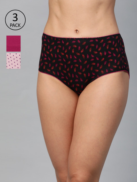 

Marks & Spencer Women Pack Of 3 Hipster Briefs T611925K, Pink