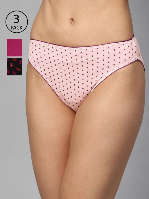

Marks & Spencer Women Pack of 3 Basic Briefs T611924KMAGENTA-MAGENTA