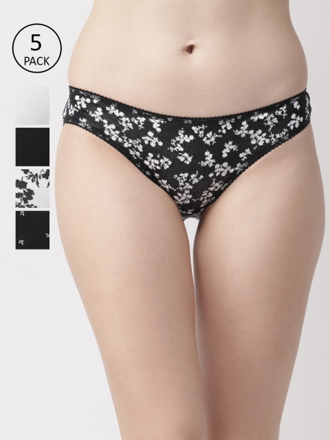 

Marks & Spencer Women Pack of 5 Basic Briefs T611912I, Black