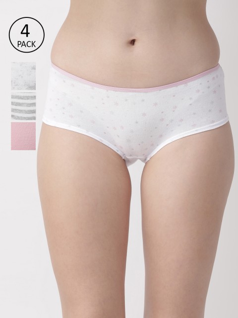 

Marks & Spencer Women Pack of 5 Basic Briefs T611910I, Grey melange