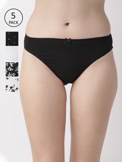 

Marks & Spencer Women Pack of 5 Basic Briefs T614304L, Black